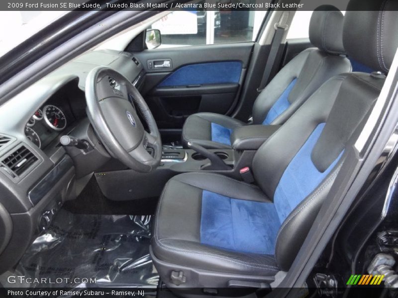  2009 Fusion SE Blue Suede Alcantara Blue Suede/Charcoal Black Leather Interior