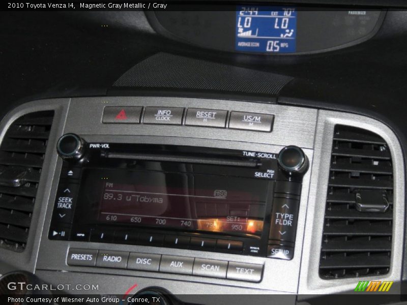 Magnetic Gray Metallic / Gray 2010 Toyota Venza I4