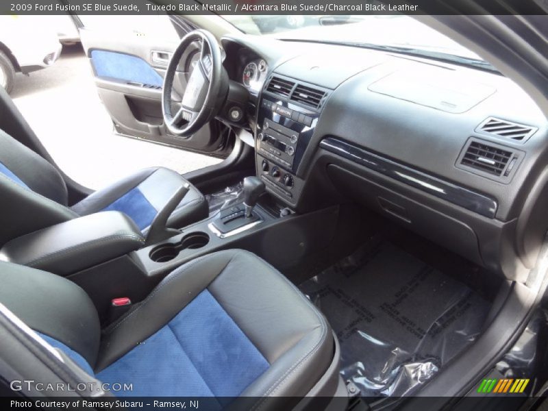  2009 Fusion SE Blue Suede Alcantara Blue Suede/Charcoal Black Leather Interior