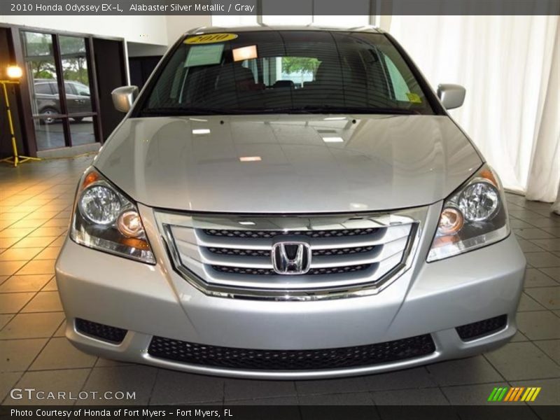 Alabaster Silver Metallic / Gray 2010 Honda Odyssey EX-L