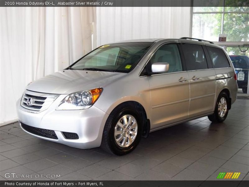 Alabaster Silver Metallic / Gray 2010 Honda Odyssey EX-L