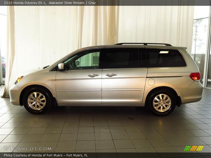 Alabaster Silver Metallic / Gray 2010 Honda Odyssey EX-L