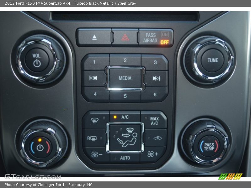 Tuxedo Black Metallic / Steel Gray 2013 Ford F150 FX4 SuperCab 4x4