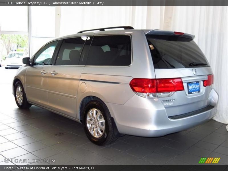 Alabaster Silver Metallic / Gray 2010 Honda Odyssey EX-L