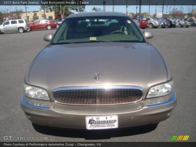 Light Bronzemist Metallic / Taupe 2003 Buick Park Avenue