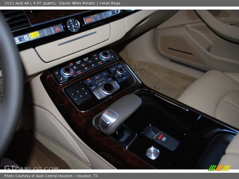 Glacier White Metallic / Velvet Beige 2013 Audi A8 L 4.0T quattro
