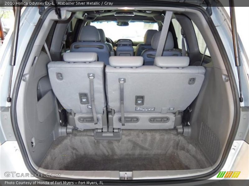 Alabaster Silver Metallic / Gray 2010 Honda Odyssey EX-L