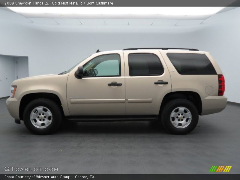 Gold Mist Metallic / Light Cashmere 2009 Chevrolet Tahoe LS