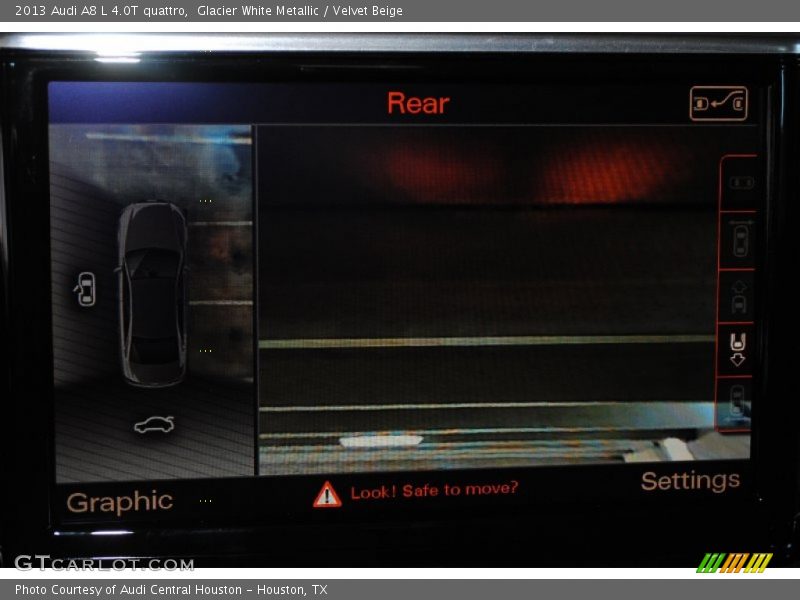 Glacier White Metallic / Velvet Beige 2013 Audi A8 L 4.0T quattro