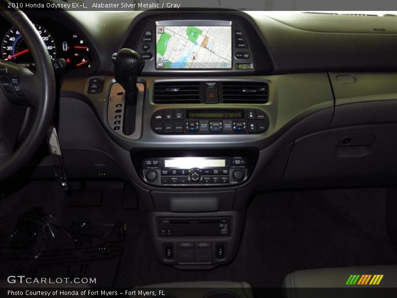 Alabaster Silver Metallic / Gray 2010 Honda Odyssey EX-L