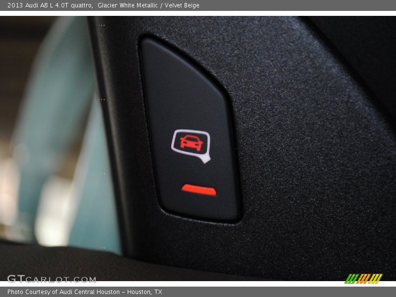 Glacier White Metallic / Velvet Beige 2013 Audi A8 L 4.0T quattro