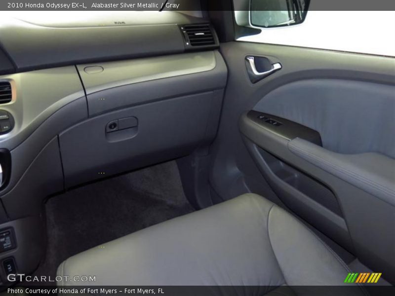 Alabaster Silver Metallic / Gray 2010 Honda Odyssey EX-L