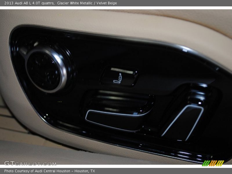 Glacier White Metallic / Velvet Beige 2013 Audi A8 L 4.0T quattro