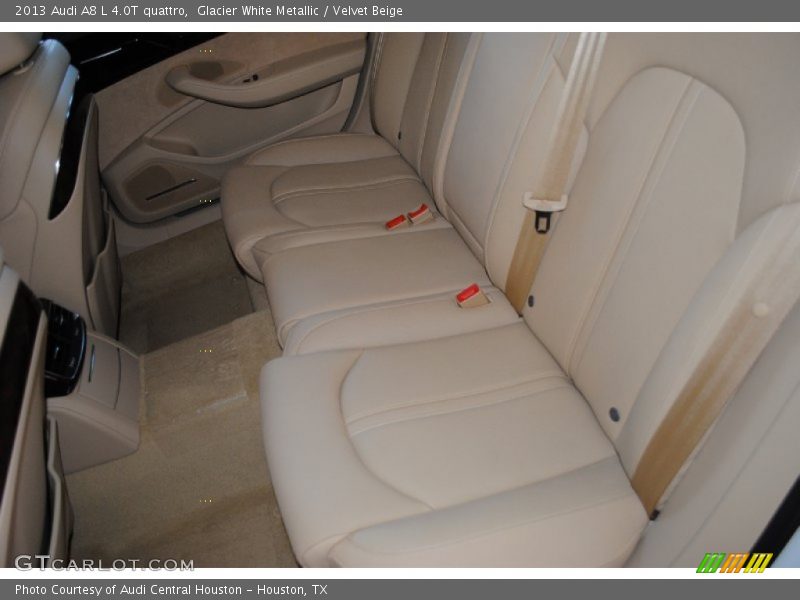 Glacier White Metallic / Velvet Beige 2013 Audi A8 L 4.0T quattro