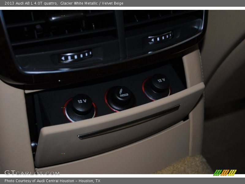 Glacier White Metallic / Velvet Beige 2013 Audi A8 L 4.0T quattro