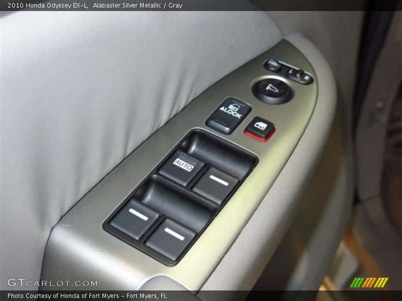 Alabaster Silver Metallic / Gray 2010 Honda Odyssey EX-L