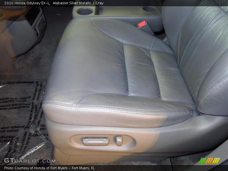 Alabaster Silver Metallic / Gray 2010 Honda Odyssey EX-L