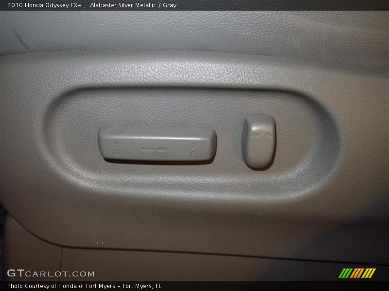 Alabaster Silver Metallic / Gray 2010 Honda Odyssey EX-L