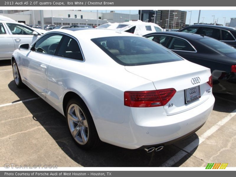 Ibis White / Chestnut Brown 2013 Audi A5 2.0T quattro Coupe