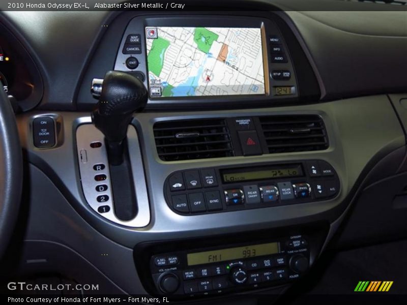 Alabaster Silver Metallic / Gray 2010 Honda Odyssey EX-L