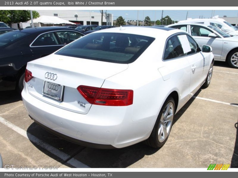 Ibis White / Chestnut Brown 2013 Audi A5 2.0T quattro Coupe