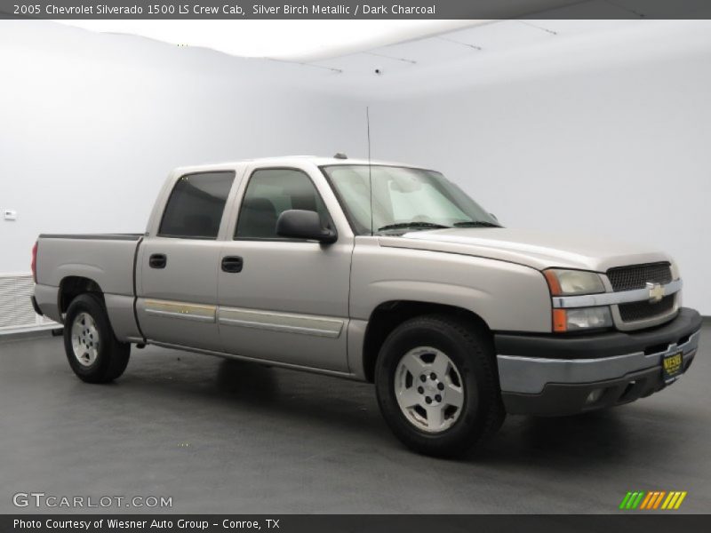 Silver Birch Metallic / Dark Charcoal 2005 Chevrolet Silverado 1500 LS Crew Cab