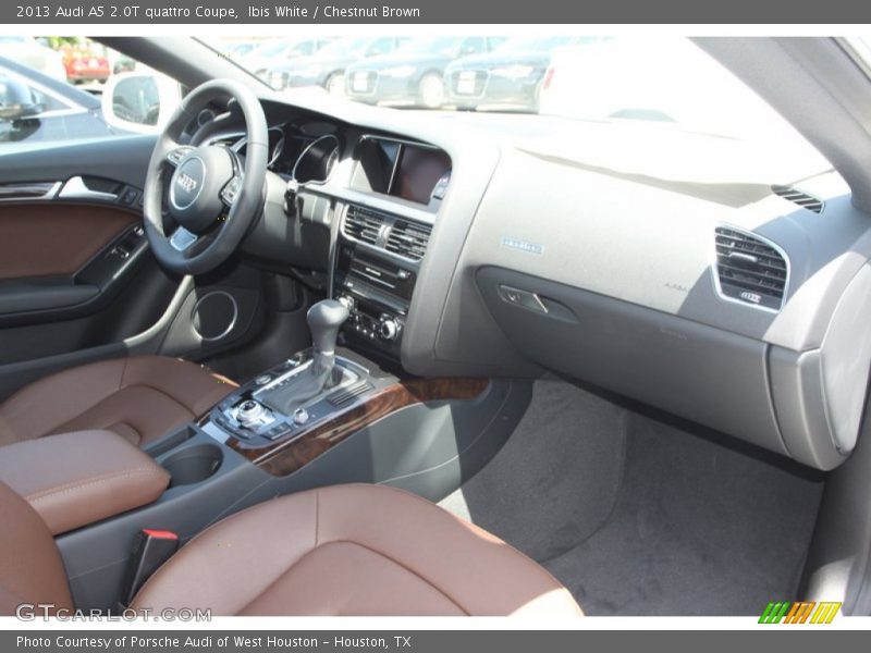 Ibis White / Chestnut Brown 2013 Audi A5 2.0T quattro Coupe