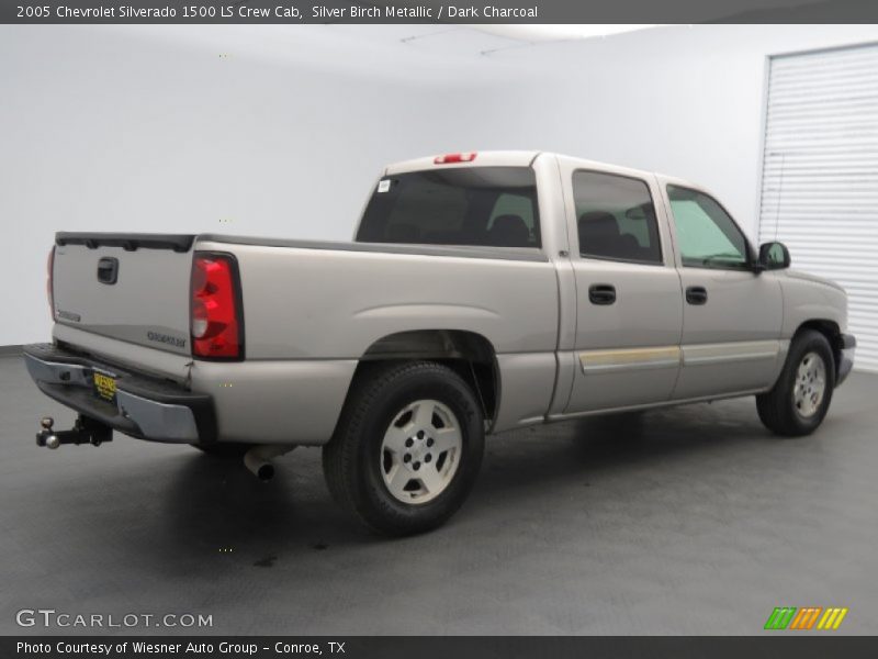 Silver Birch Metallic / Dark Charcoal 2005 Chevrolet Silverado 1500 LS Crew Cab