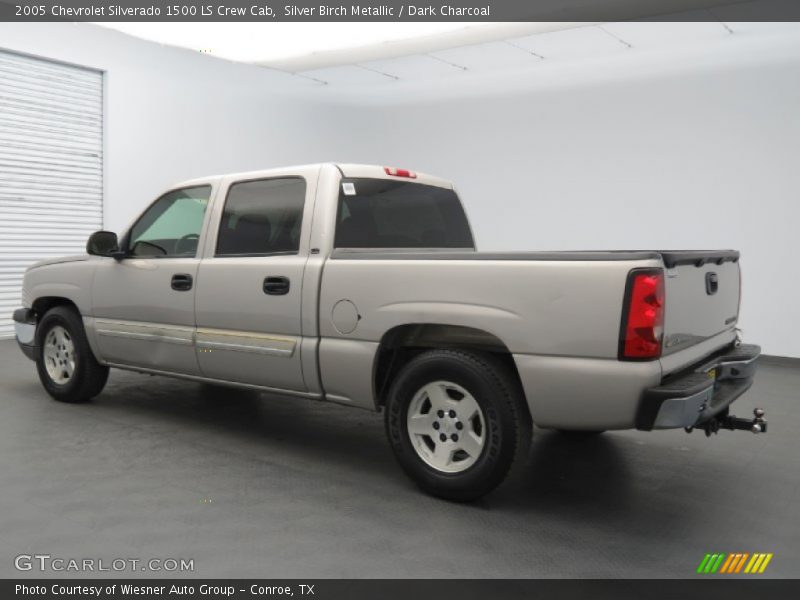 Silver Birch Metallic / Dark Charcoal 2005 Chevrolet Silverado 1500 LS Crew Cab