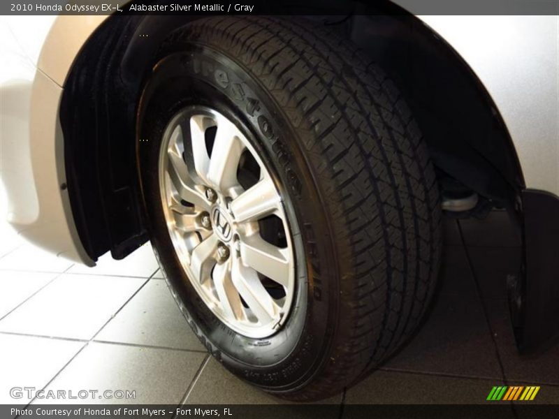 Alabaster Silver Metallic / Gray 2010 Honda Odyssey EX-L