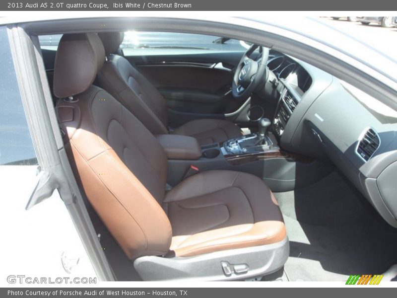 Ibis White / Chestnut Brown 2013 Audi A5 2.0T quattro Coupe