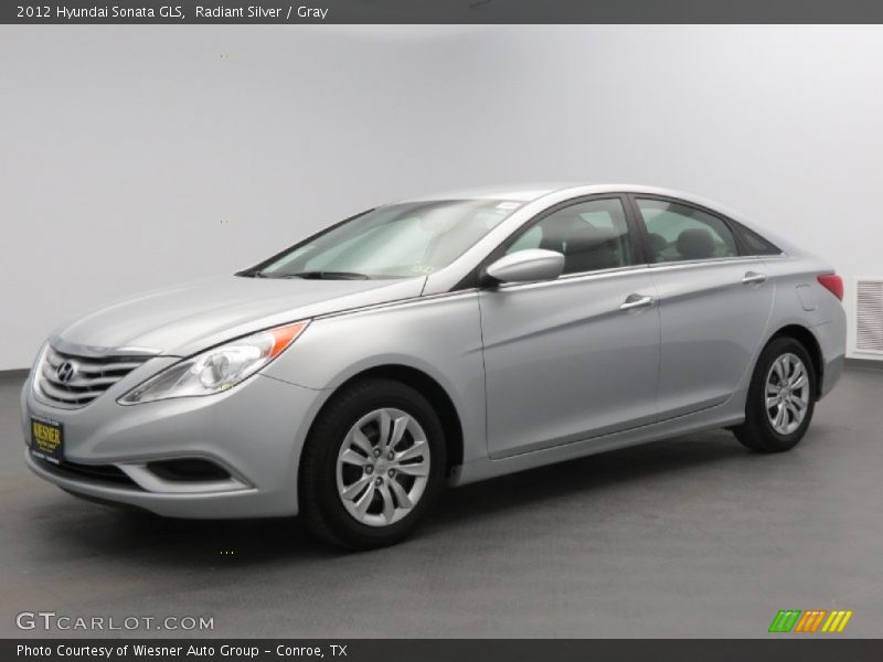 Radiant Silver / Gray 2012 Hyundai Sonata GLS