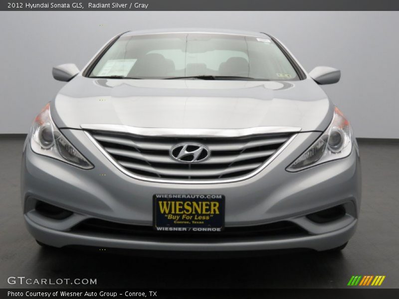 Radiant Silver / Gray 2012 Hyundai Sonata GLS