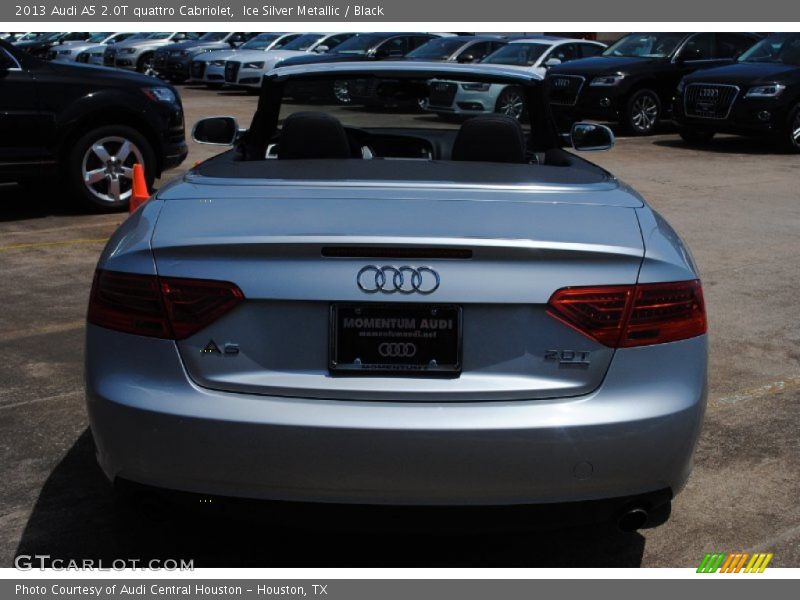 Ice Silver Metallic / Black 2013 Audi A5 2.0T quattro Cabriolet
