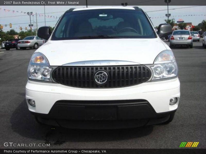 Frost White / Neutral 2007 Buick Rendezvous CX