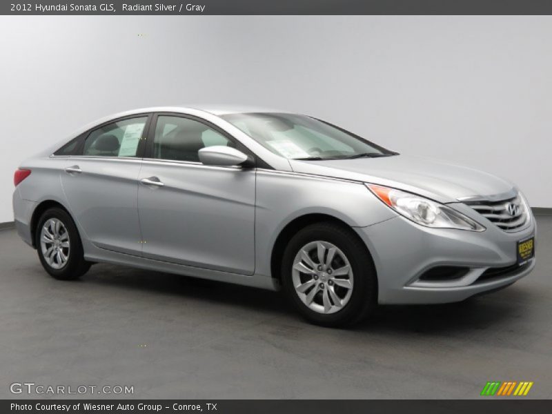 Radiant Silver / Gray 2012 Hyundai Sonata GLS