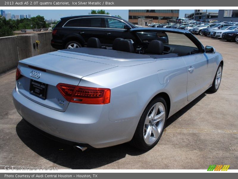 Ice Silver Metallic / Black 2013 Audi A5 2.0T quattro Cabriolet