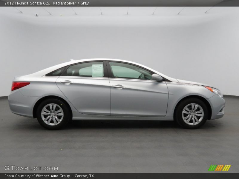 Radiant Silver / Gray 2012 Hyundai Sonata GLS