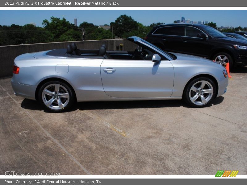 Ice Silver Metallic / Black 2013 Audi A5 2.0T quattro Cabriolet