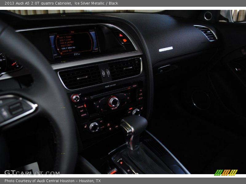 Ice Silver Metallic / Black 2013 Audi A5 2.0T quattro Cabriolet
