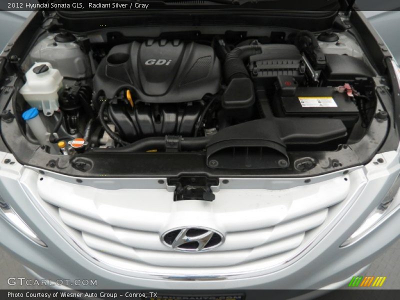 Radiant Silver / Gray 2012 Hyundai Sonata GLS