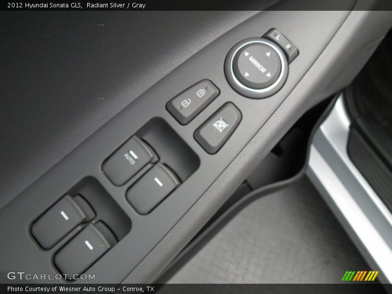 Radiant Silver / Gray 2012 Hyundai Sonata GLS