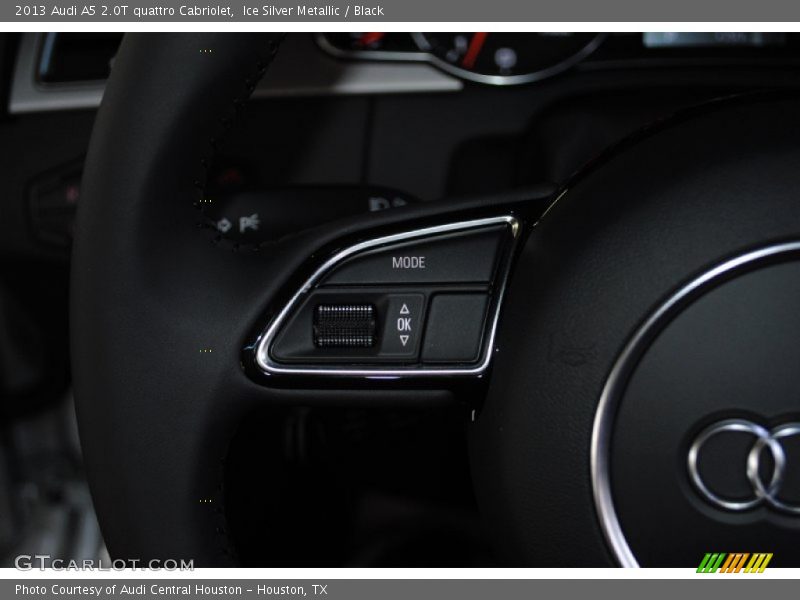 Ice Silver Metallic / Black 2013 Audi A5 2.0T quattro Cabriolet