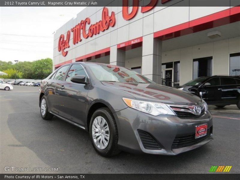 Magnetic Gray Metallic / Ash 2012 Toyota Camry LE