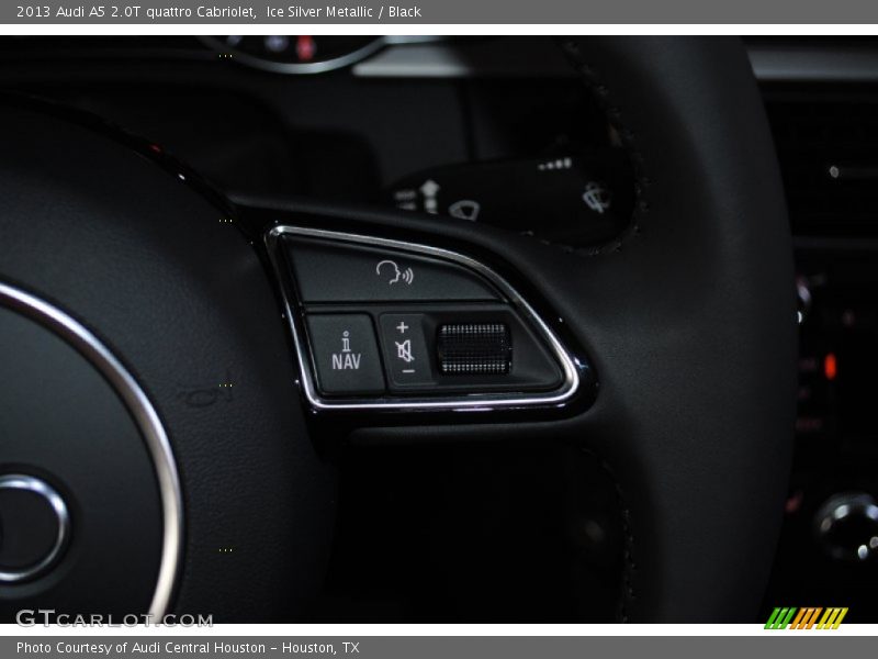 Ice Silver Metallic / Black 2013 Audi A5 2.0T quattro Cabriolet