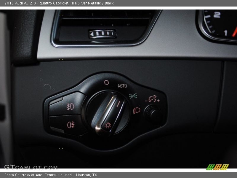 Ice Silver Metallic / Black 2013 Audi A5 2.0T quattro Cabriolet
