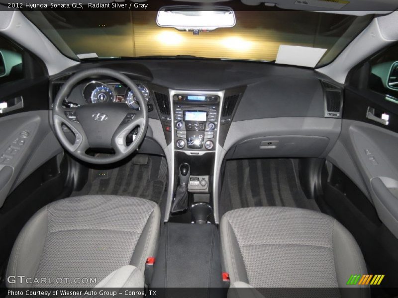 Radiant Silver / Gray 2012 Hyundai Sonata GLS