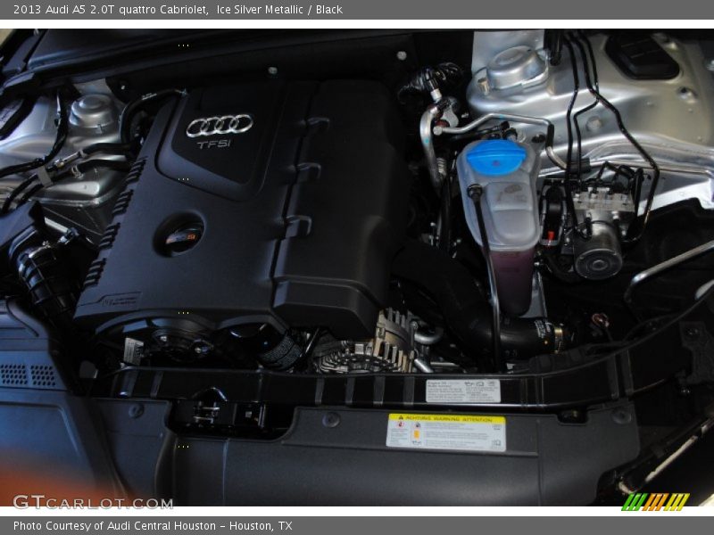 Ice Silver Metallic / Black 2013 Audi A5 2.0T quattro Cabriolet