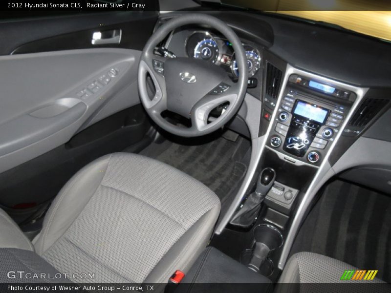 Radiant Silver / Gray 2012 Hyundai Sonata GLS