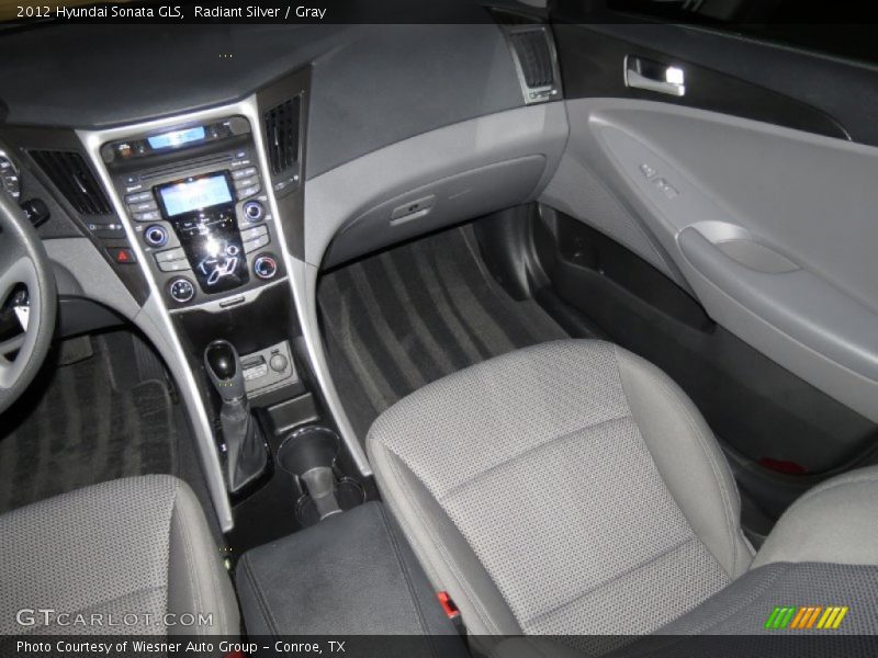 Radiant Silver / Gray 2012 Hyundai Sonata GLS